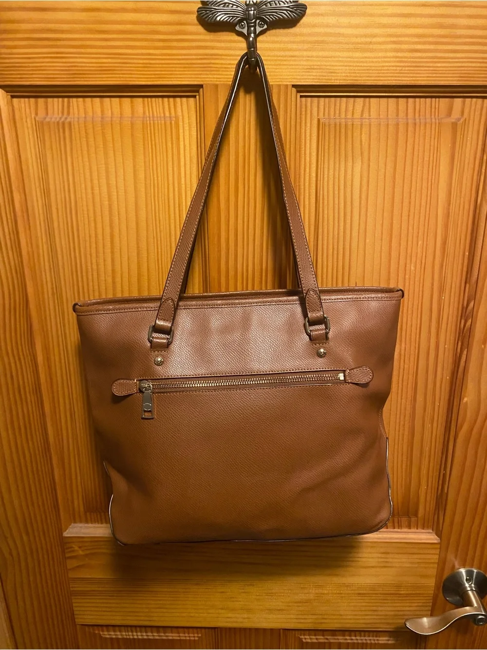 Coach Brown Leather Shoulder Tote